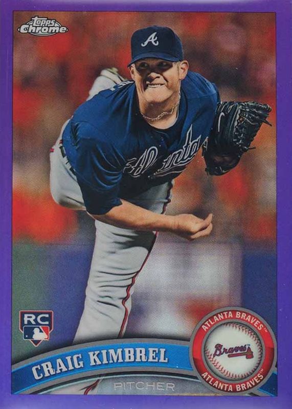 2011 Topps Chrome #195 Purple Refractor /499