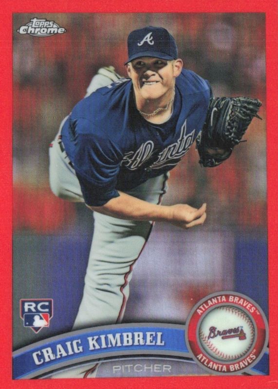 2011 Topps Chrome #195 Orange Refractor