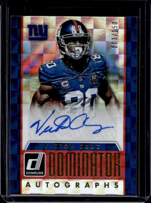 2015 Donruss #DA-VC Dominator Autographs /150