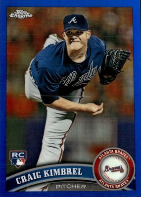 2011 Topps Chrome #195 Blue Refractor /99
