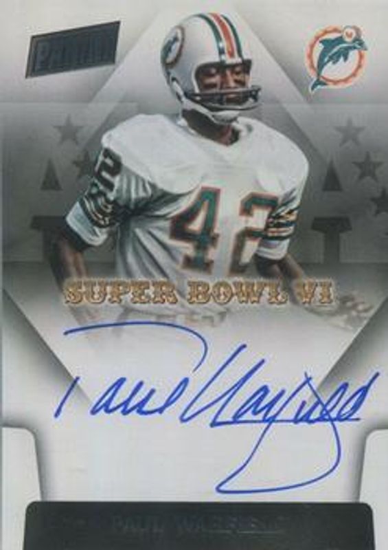2015 Gridiron Kings #SBVI-PW Super Bowl Signatures