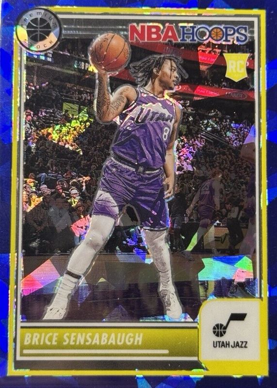 Brice Sensabaugh 2023 Hoops Premium Stock #225 Blue Ice /99 Rookie RAW