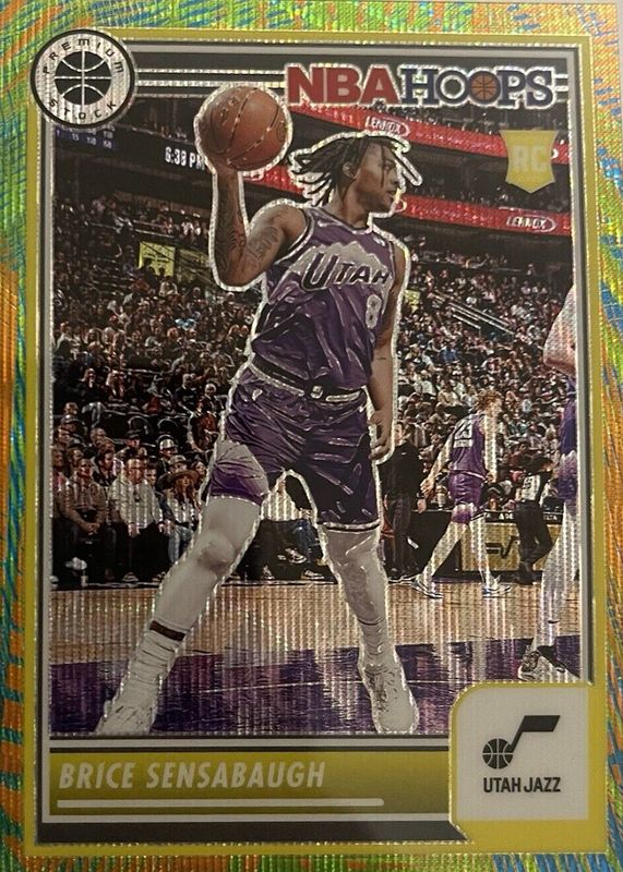 Brice Sensabaugh 2023 Hoops Premium Stock #225 Multi Wave Rookie RAW