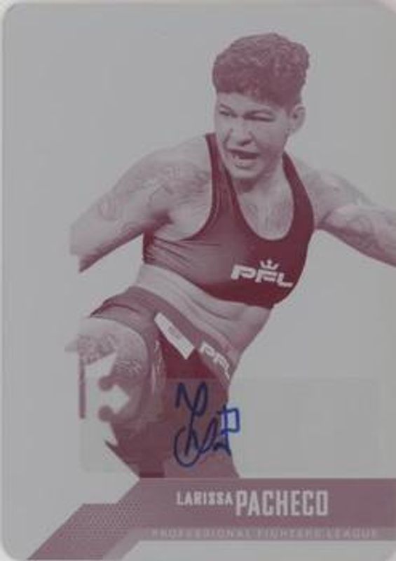 2022 Upper Deck PFL Professional Fighters League #22 Printing Plates Magenta /1
