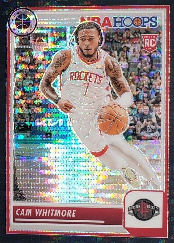 Cam Whitmore 2023 Hoops Premium Stock #109 Black Pulsar /1 Rookie RAW