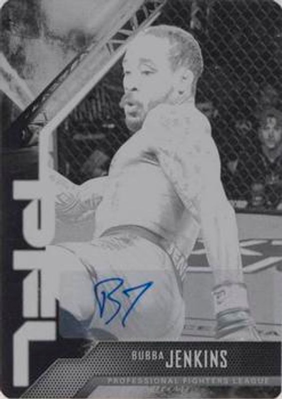 2022 Upper Deck PFL Professional Fighters League #19 Printing Plates Black /1
