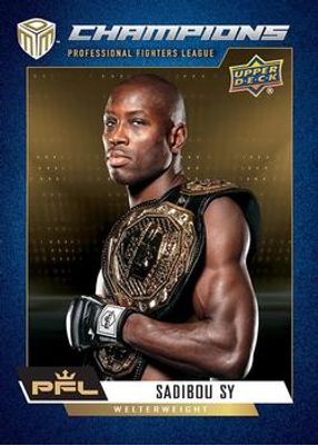 2022 Upper Deck PFL Match Dated Moments #C-5 PFL Champions Achievements - Blue