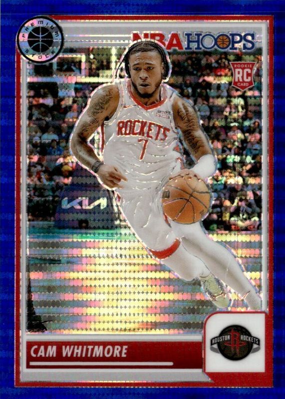 Cam Whitmore 2023 Hoops Premium Stock #109 Blue Pulsar /75 Rookie RAW
