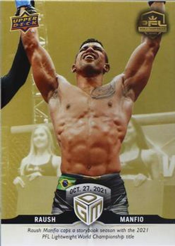 2021 Upper Deck PFL Championship Moments #WC-RM Gold