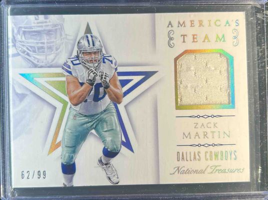 2015 National Treasures #AT-ZM America's Team - Memorabilia /99