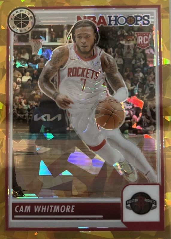 Cam Whitmore 2023 Hoops Premium Stock #109 Gold Ice /10 Rookie RAW