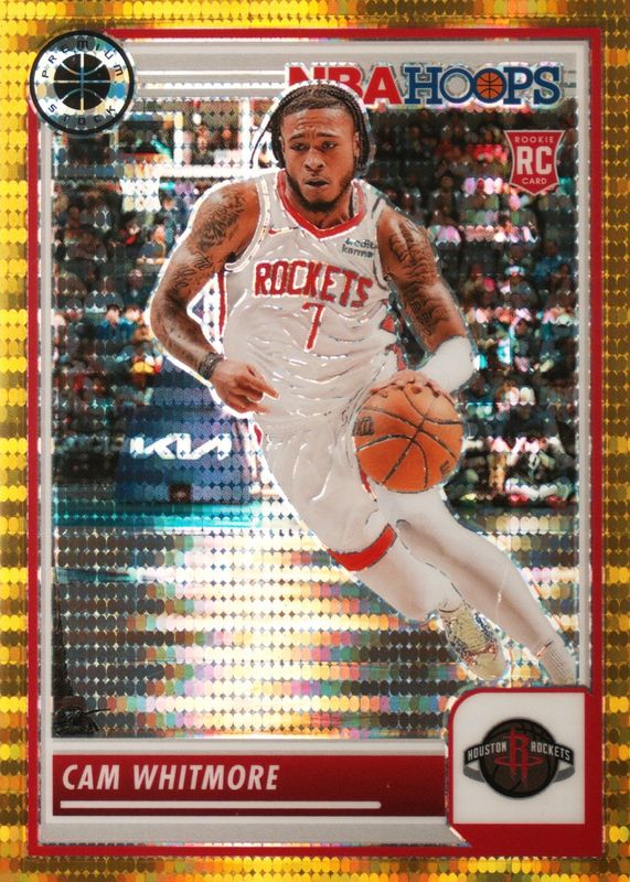 Cam Whitmore 2023 Hoops Premium Stock #109 Gold Pulsar /10 Rookie RAW