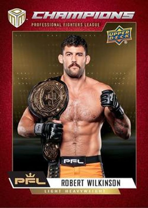 2022 Upper Deck PFL Match Dated Moments #C-6 PFL Champions Achievements - Red