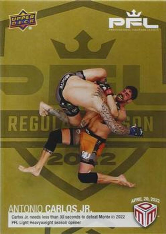 2022 Upper Deck PFL Match Dated Moments #G1 Gold