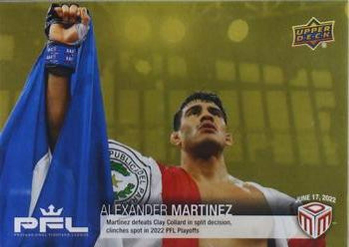 2022 Upper Deck PFL Match Dated Moments #G4 Gold