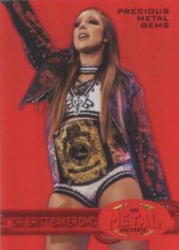 2022 Skybox Metal Universe AEW #R-8 '97 Retro - Precious Metal Gems Red /90