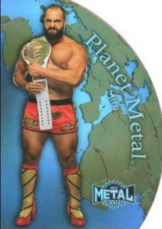 2022 Skybox Metal Universe AEW #PM-4 Planet Metal