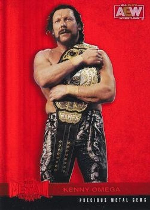 2022 Skybox Metal Universe AEW #16 Precious Metal Gems Red /100