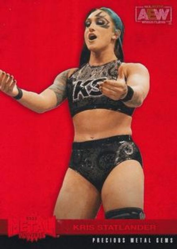 2022 Skybox Metal Universe AEW #20 Precious Metal Gems Red /100