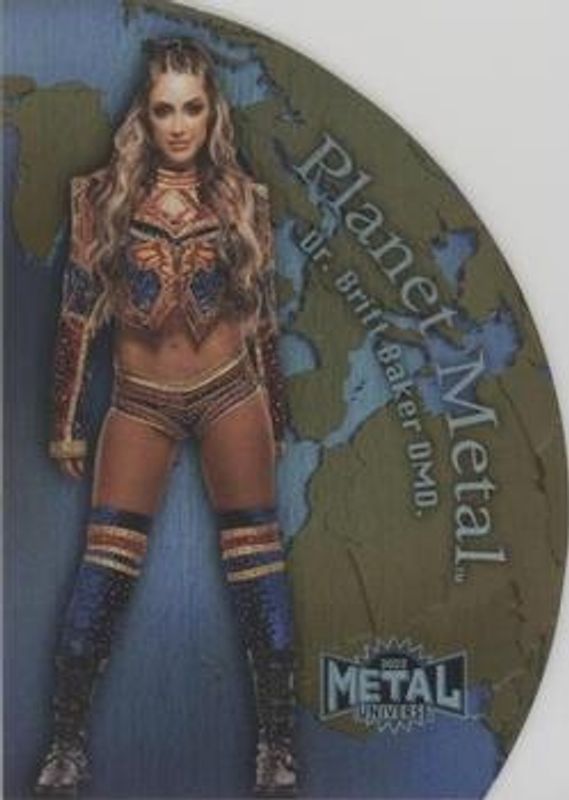 2022 Skybox Metal Universe AEW #PM-21 Planet Metal Gold