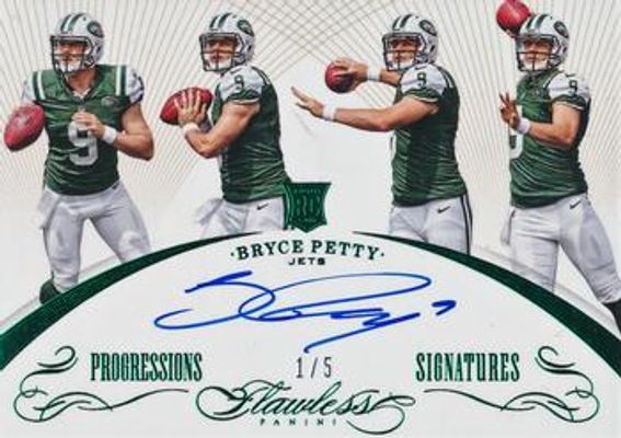 2015 Flawless #FPS-BY Flawless Progressions Signatures - Emerald /5