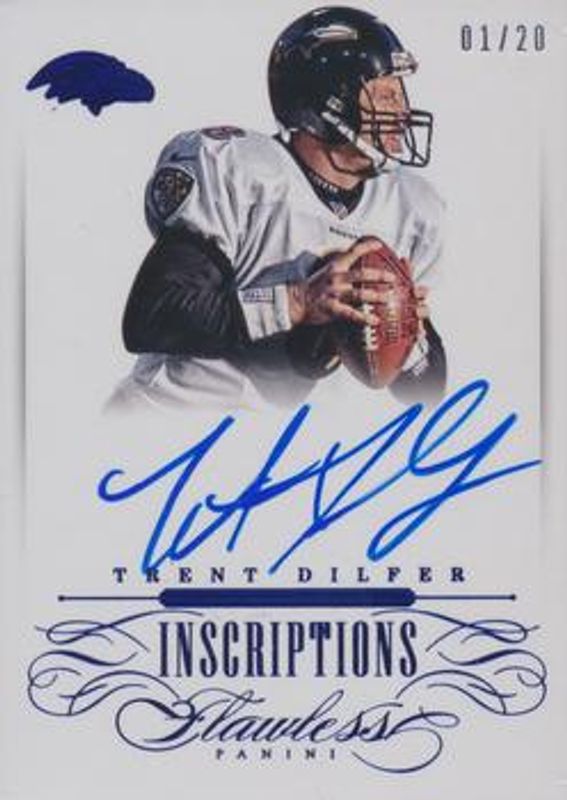 2015 Flawless #I-TD Inscriptions - Blue /20