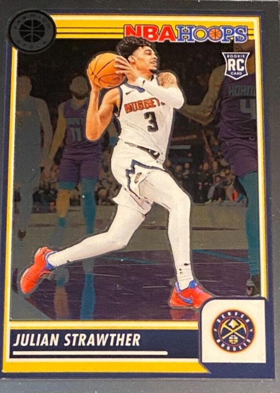 Julian Strawther 2023 Hoops Premium Stock #213 Base Rookie RAW