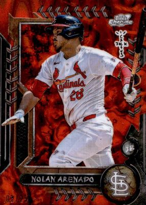 2024 Topps Chrome Cosmic x Cactus Jack #10 Orange Refractor /25