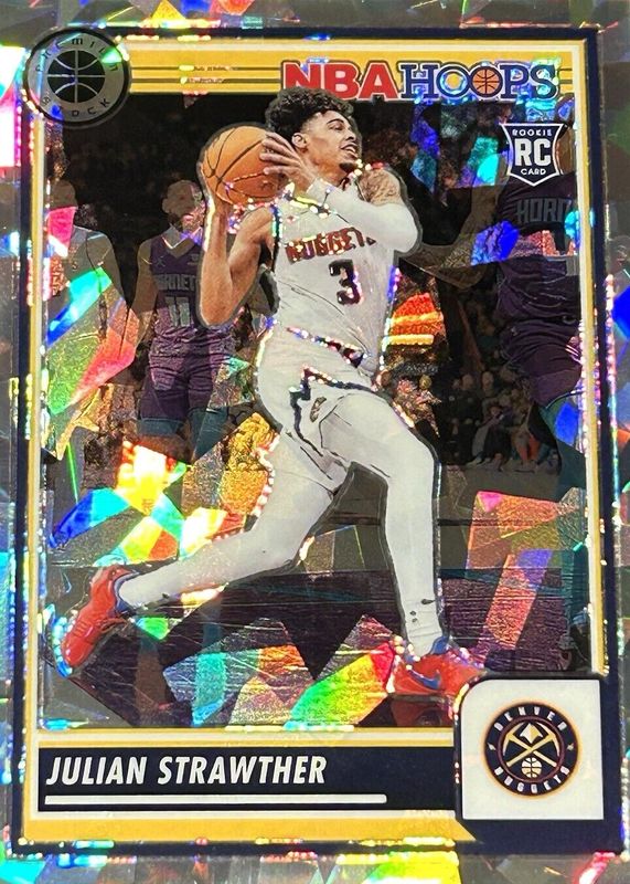 Julian Strawther 2023 Hoops Premium Stock #213 Ice Rookie RAW