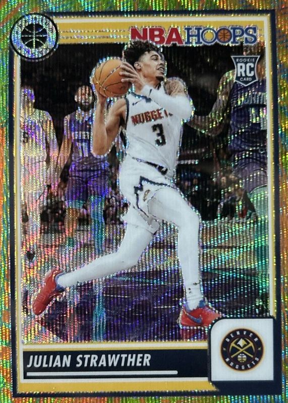 Julian Strawther 2023 Hoops Premium Stock #213 Multi Wave Rookie RAW
