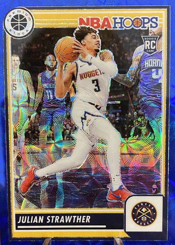 Julian Strawther 2023 Hoops Premium Stock #213 Premium Blue /25 Rookie RAW