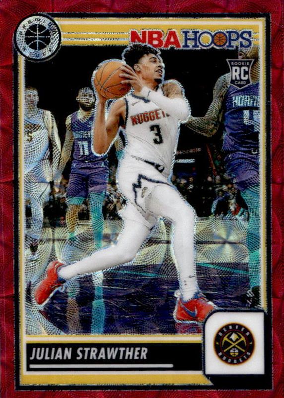 Julian Strawther 2023 Hoops Premium Stock #213 Premium Red /88 Rookie RAW
