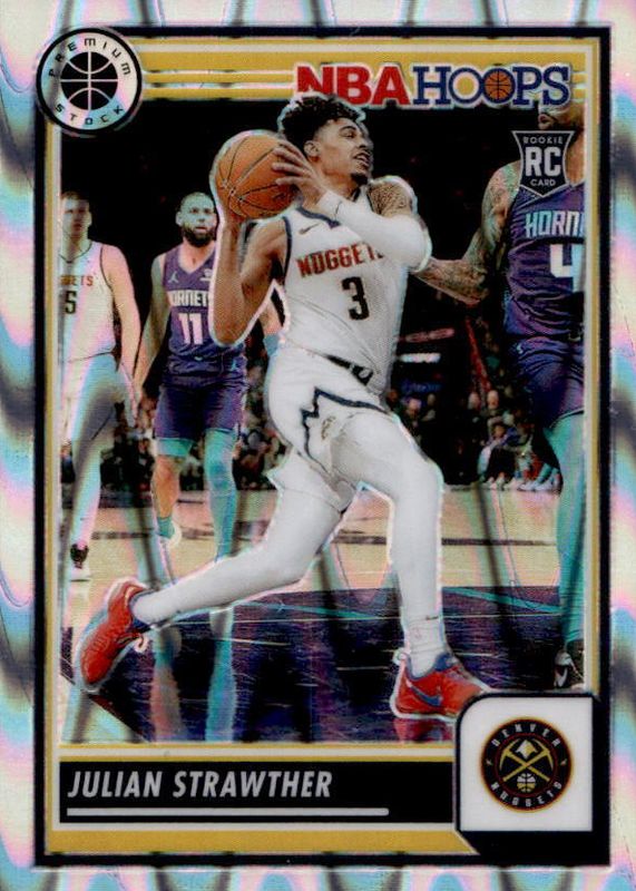 Julian Strawther 2023 Hoops Premium Stock #213 Seismic Rookie RAW