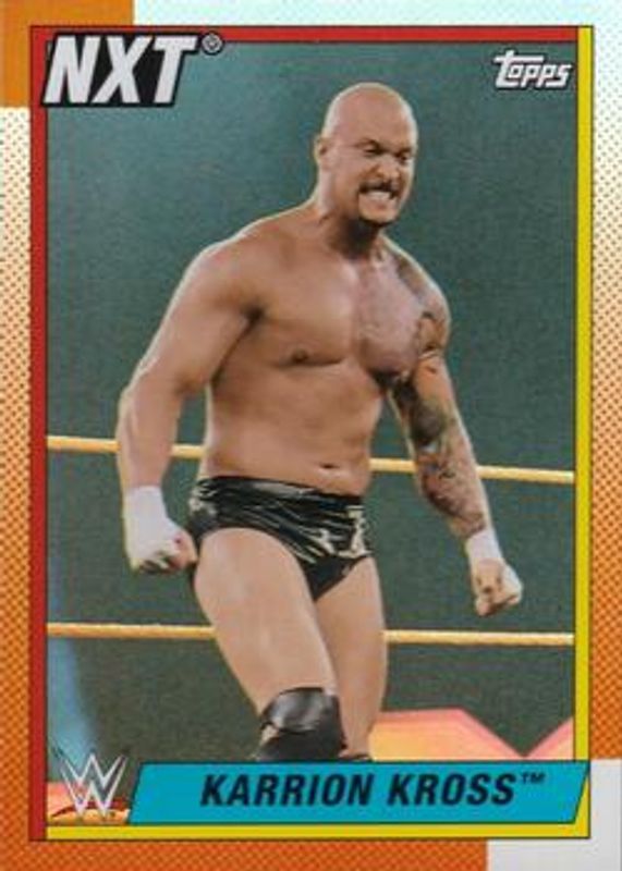 2021 Topps WWE Heritage #87 Rainbow Foil