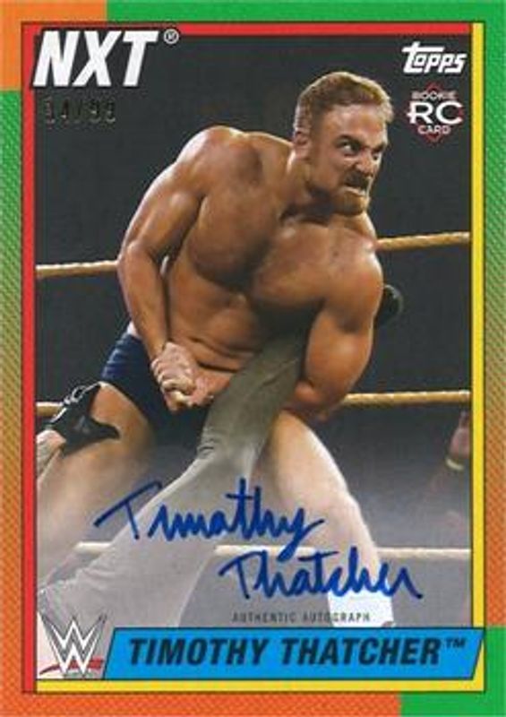 2021 Topps WWE Heritage #A-TT Autographs Green /99
