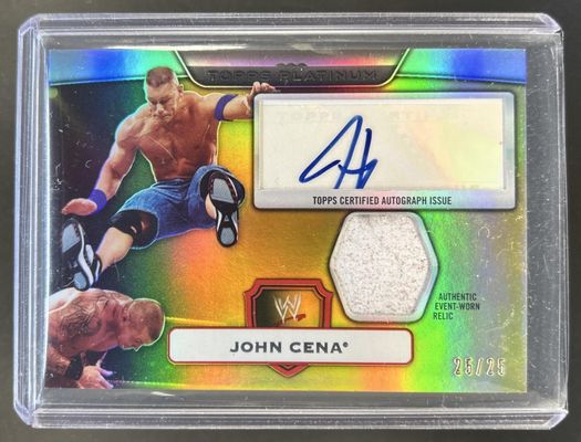 2010 Topps Platinum #1 Autographs Relics Gold /25