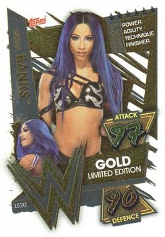 2021 Topps Slam Attax WWE #LE2G Limited Edition - Gold