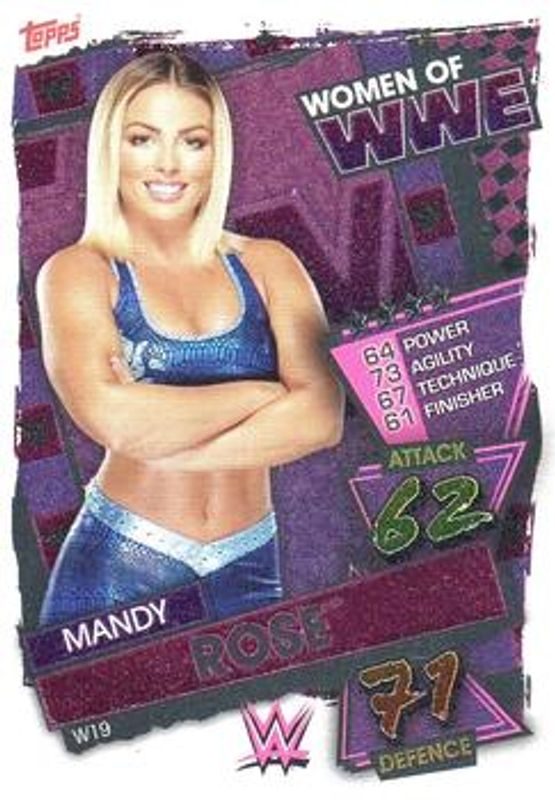 2021 Topps Slam Attax WWE #W19 Women of WWE