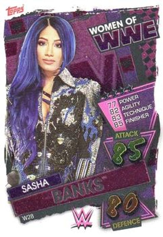 2021 Topps Slam Attax WWE #W28 Women of WWE