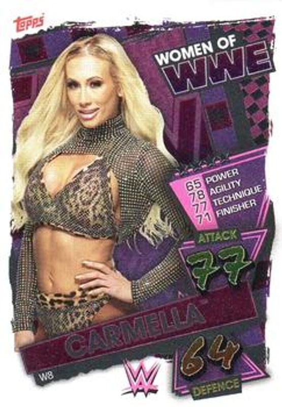 2021 Topps Slam Attax WWE #W8 Women of WWE