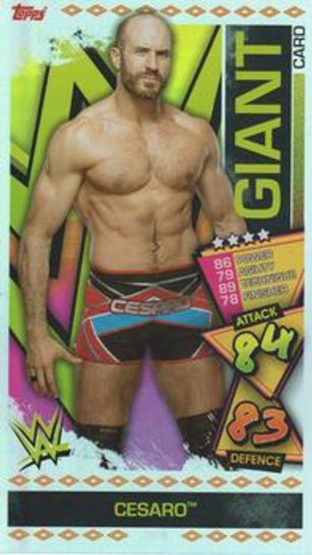 2021 Topps Slam Attax WWE #OV18 Giant Cards