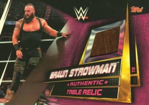 2019 Topps Slam Attax Universe WWE #TB Table Relics