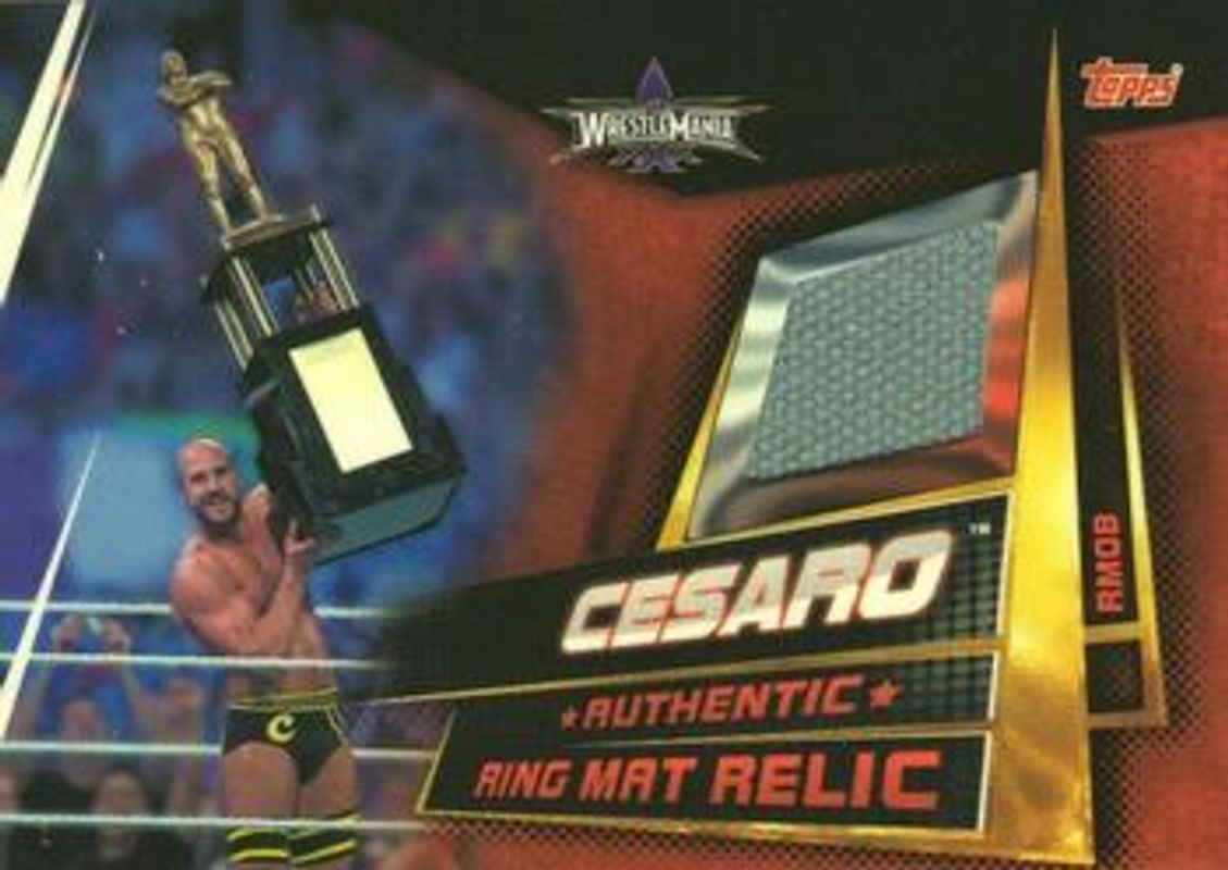 2019 Topps Slam Attax Universe WWE #RMOB Ring Mat Relics
