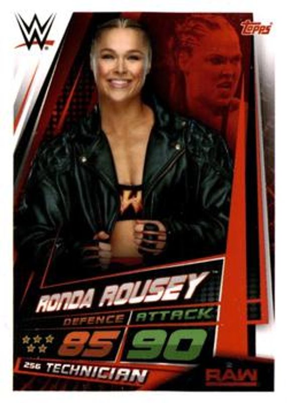 Ronda Rousey 2019 Topps Slam Attax Universe WWE #256 Indian Variant ...