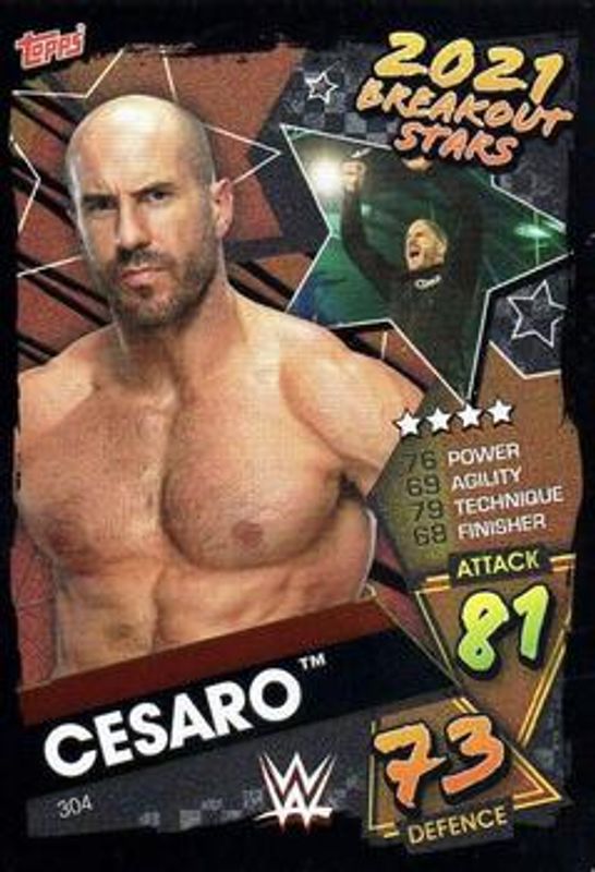 2021 Topps Slam Attax WWE #304 Base