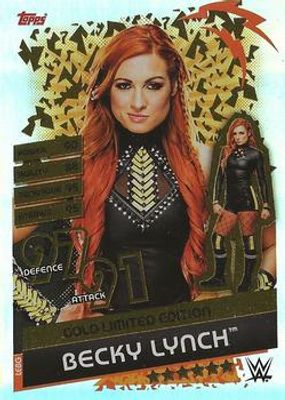 2020 Topps WWE Slam Attax Reloaded #LEBG Gold Limited Edition