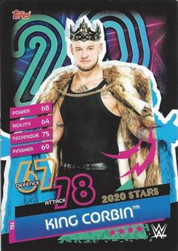 2020 Topps WWE Slam Attax Reloaded #T26 WWE Legends vs 2020 Stars