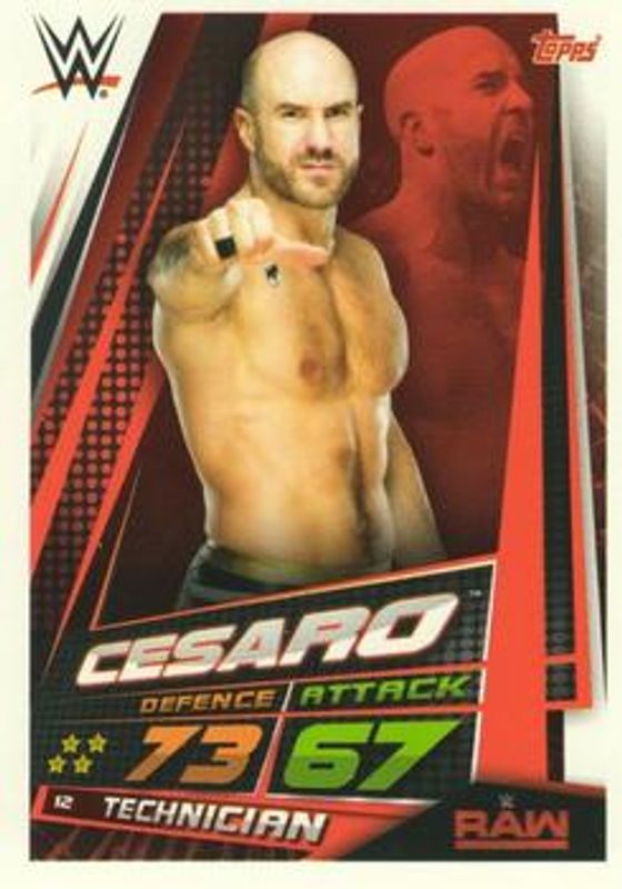 2019 Topps Slam Attax Universe WWE #12 Base
