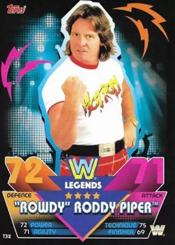 2020 Topps WWE Slam Attax Reloaded #T32 WWE Legends vs 2020 Stars