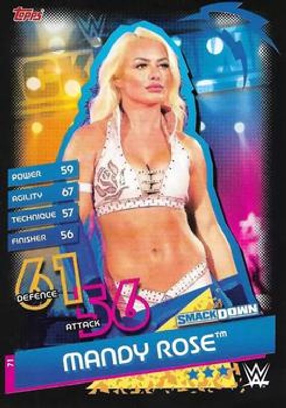 2020 Topps WWE Slam Attax Reloaded #71 Base